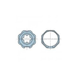 Adaptér a osemhranný zaberací diel 60mm pre TTGO,ERA,MAX Adaptér a osemhranný zaberací diel 60mm pre TTGO,ERA,MAX